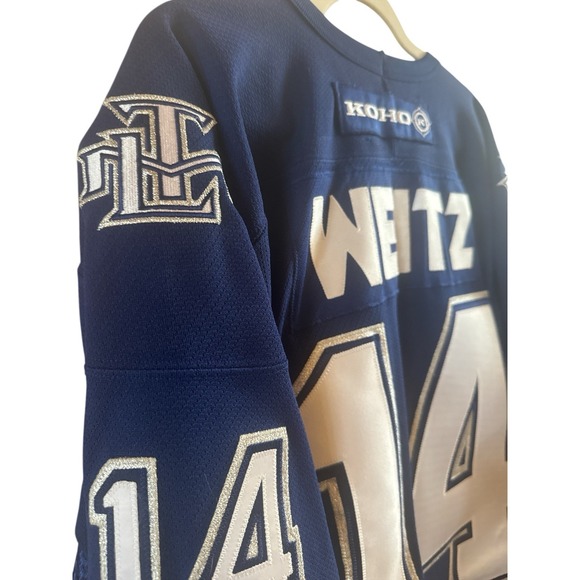 Vintage Koho Licensed Toronto Maple Leafs Men's Size XL Jersey Weitz #14 - Picture 8 of 13